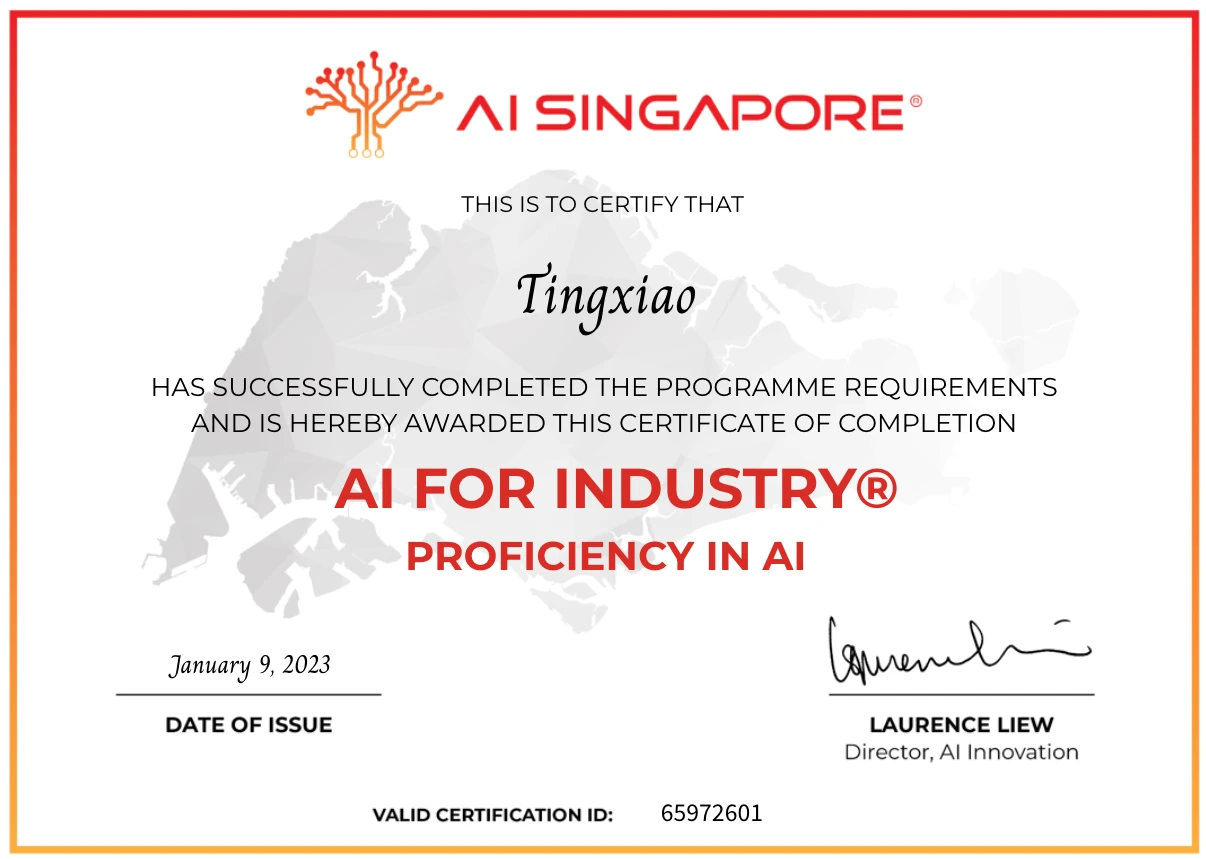 AI FOR INDUSTRY® - Proficiency In AI